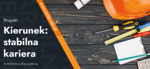 Zdjęcie przedstawia narzędzia i kask ochronny.