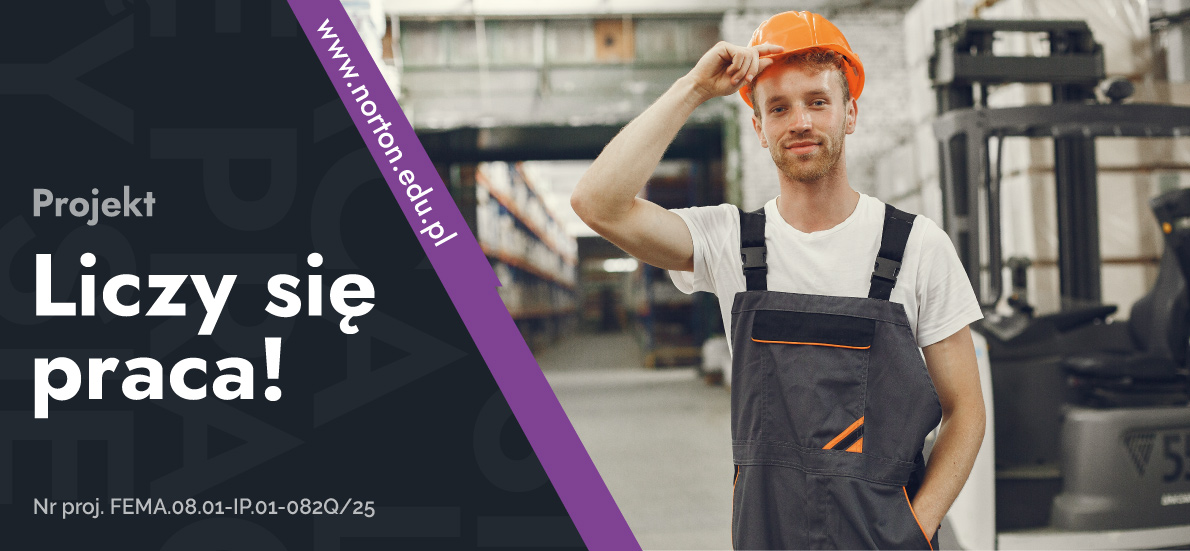 Zdjęcie przedstawia osobę pracującą na hali magazynowej